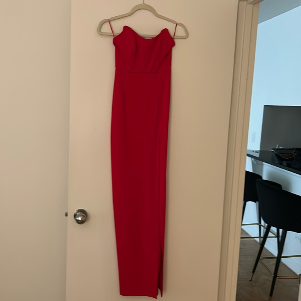 Ryleigh superdown Red Maxi Dress. Size: XS